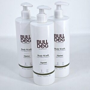 3 Pk BullDog Body Wash Alpine Crisp & Woodsy 16.9fl oz ea NatureXScience NEW NOS